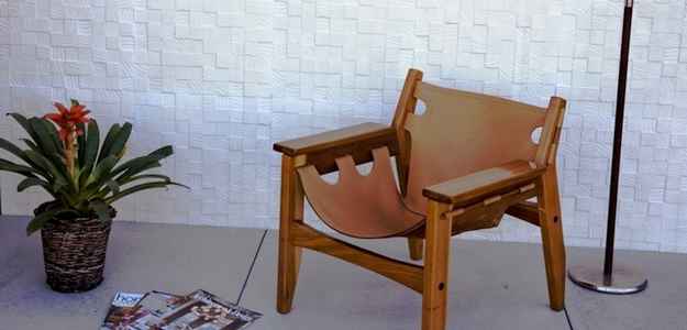 Linha Craft � inspirada nos an�is de crescimento de �rvores e � ideal para paredes, pain�is decorativos, fachadas de edif�cios e revestimentos de muros (Solarium/Divulga��o)