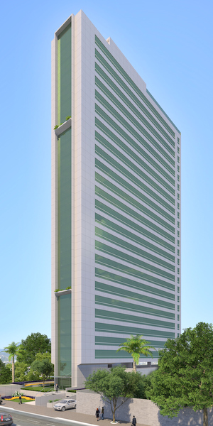 No Pontes Home Stay, ser�o oito apartamentos por andar, totalizando 192 unidades (Rio Ave/Divulga��o)