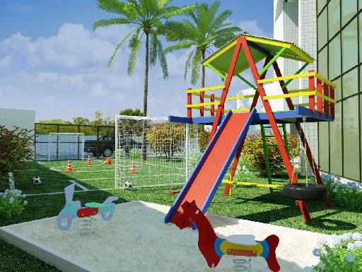 Playground e Minicampo - Flamac / Divulgao