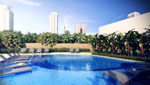 Piscina  - Piscina (Queiroz Galvo Desenvolvimento Imobilirio / Divulgao)