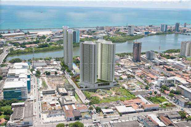 Empreendimento est enraizado em um dos principais bairros da regio central do Recife.  - Moura Dubeux/Divulgao 