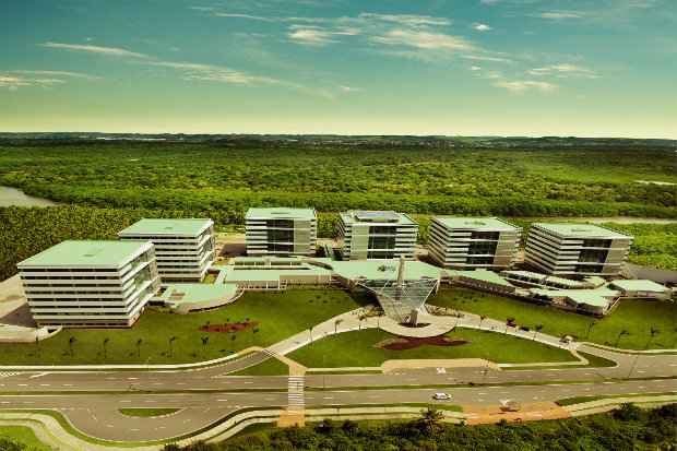 Novo Mundo Empresarial se destaca por sua infraestrutura e boa localizao - OR/Divulgao